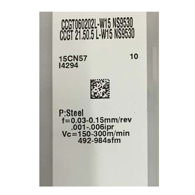 الأصلي CCGT تحول إدراج أدوات مخرطة القطع باستخدام الحاسب الآلي CCGT06 CCGT 060202 L CCGT 060204 ل CCGT09T302L CCGT09T304L W15 W20 NS530 NS9530