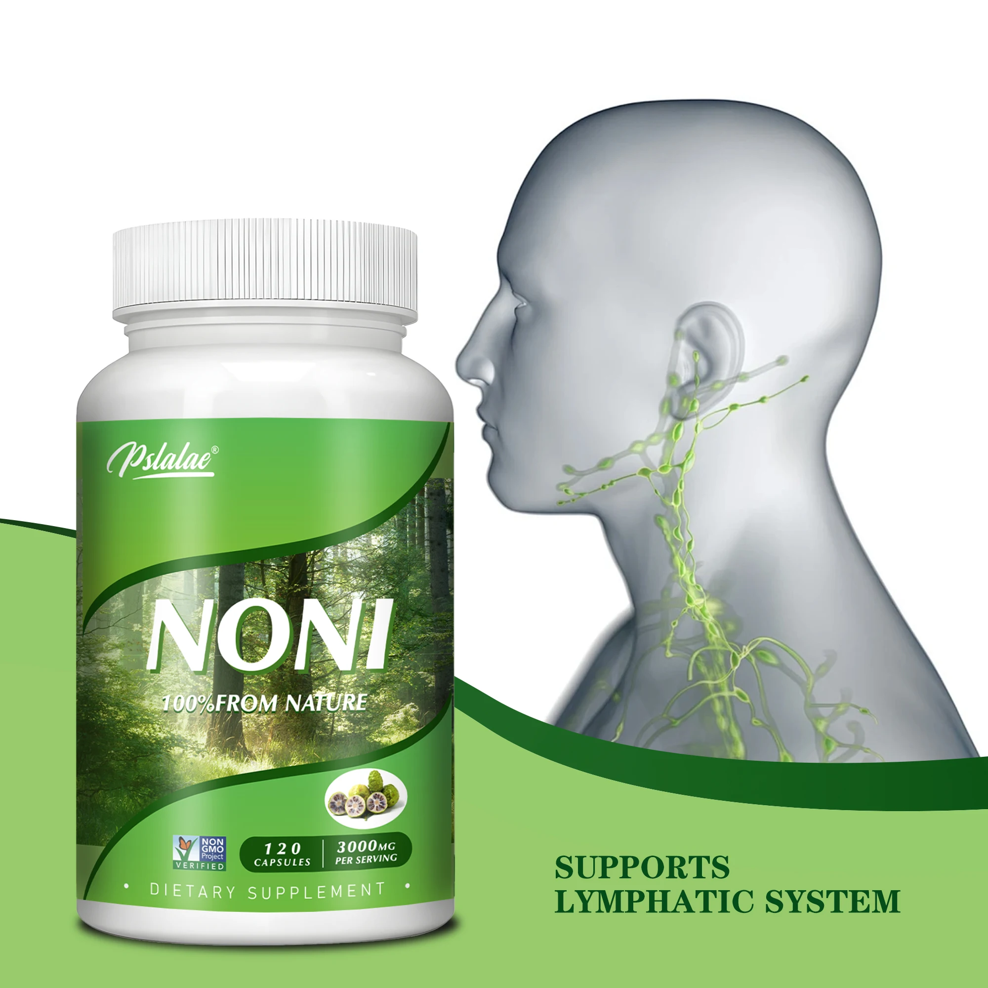 

Noni Fruit Capsules - Supports Skin and Joint Health, Antioxidant, Boosts Immunity, and Replenishes Energy and Vitality