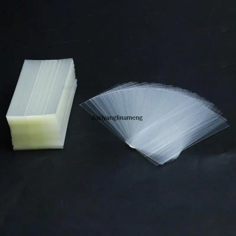 200pcs/Lot Pvc Transparant Heat Shrink Bands Warp Film For Essention Bottle Caps,  AL Jar, Bottling , Tubes, Perfume Spray