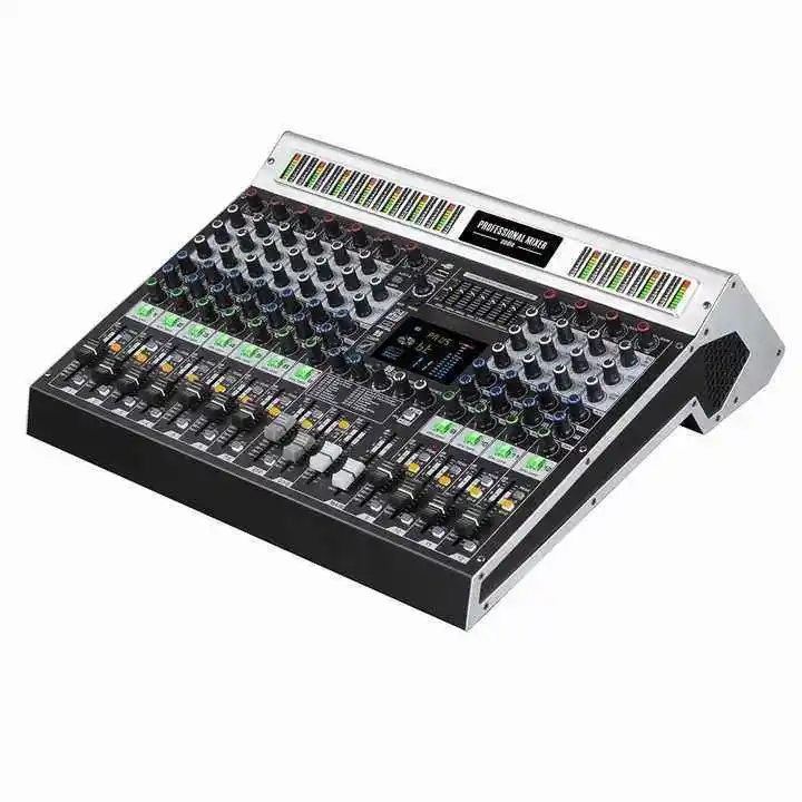 Cooyinka Professional 12 Channel Dj Controller Usb Mixer for Guitar Audio Mixing Console