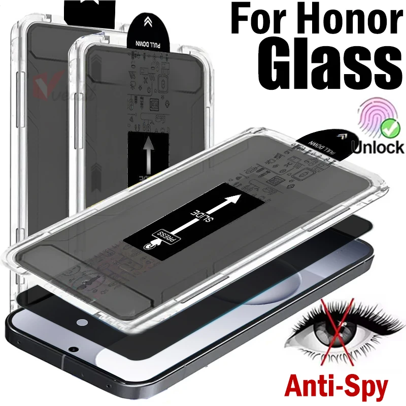 

1-2 шт. Защитное стекло с защитой от подглядывания и легкой установкой для Honor Win RT Power 2 500 Pro, закаленное, для защиты конфиденциальности
