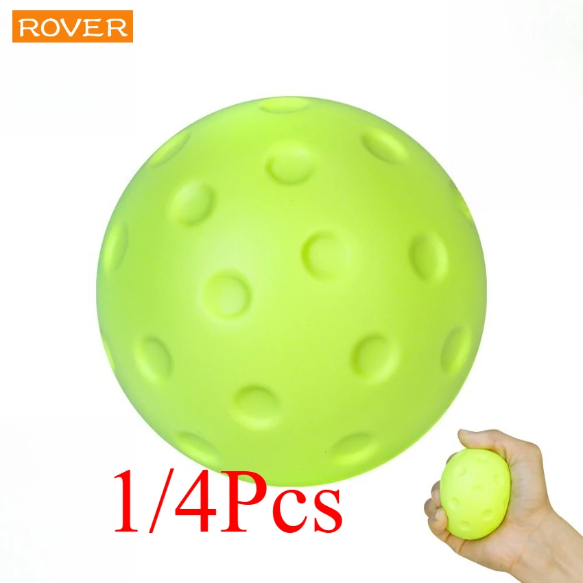 

1/4PC Silent Pickleball Indoor Entertainment Silent Practice Ball PU Foam High Bounce Resistance Not Disturbing People