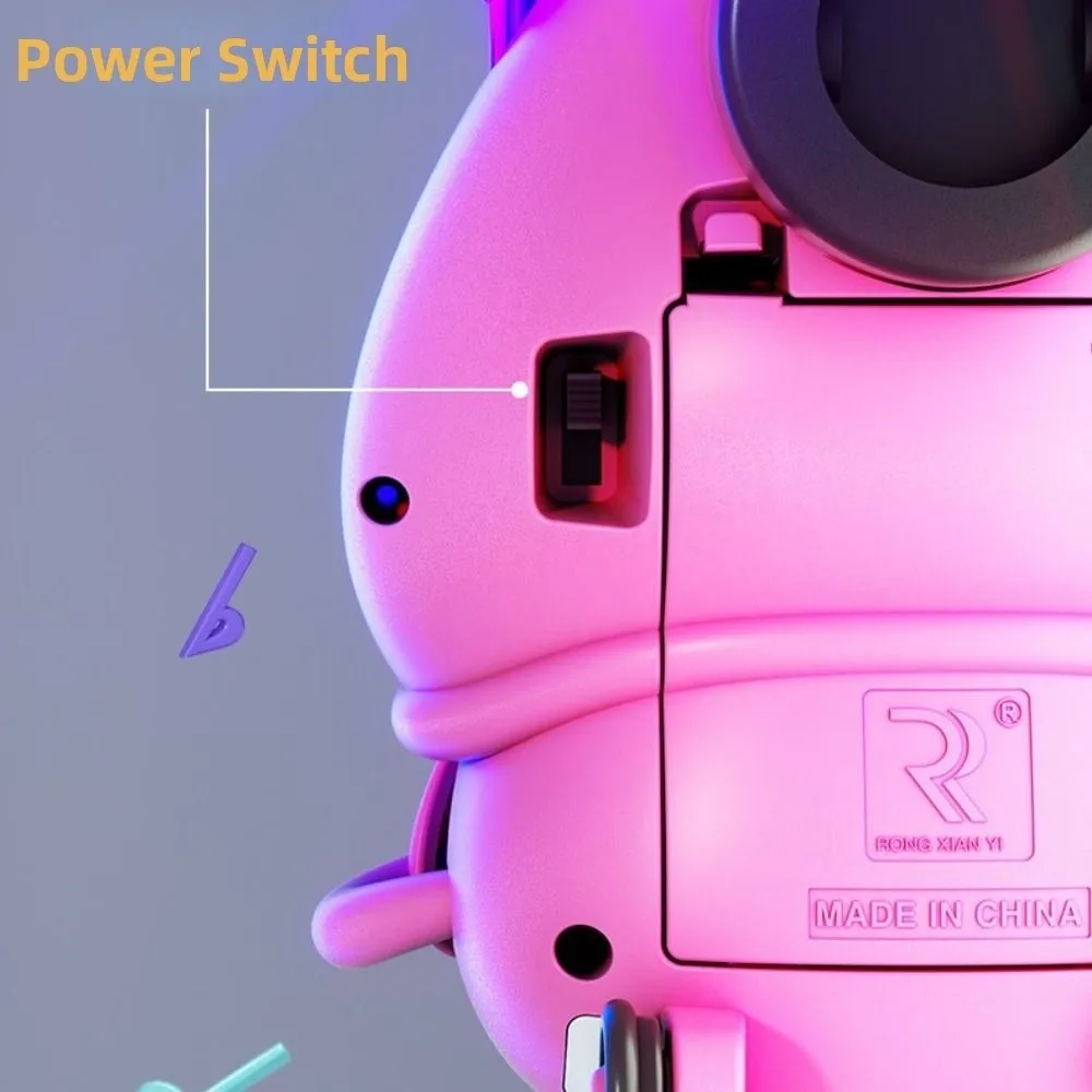 Polvo bailando mágico con luz LED, evitación automática de obstáculos con luz musical, pulpo bailando, baile LED giratorio de ocho garras