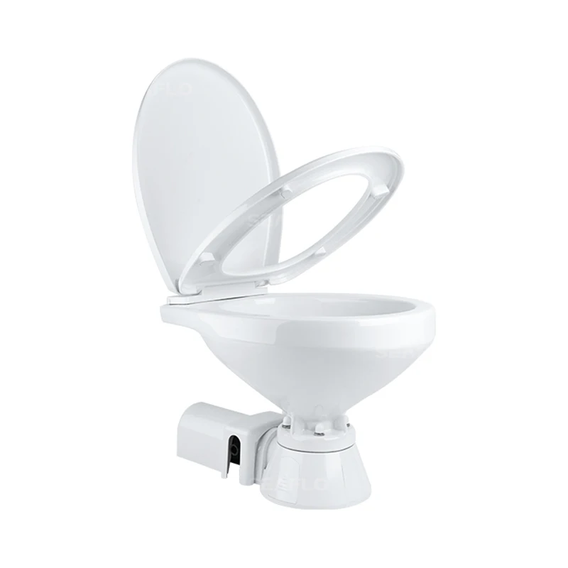 SEAFLO Electric Boat Toilet 12 Volt Flush Pump For Rv Ceramic Bowl Boat Toilet Flush Pump Marine System For Container House
