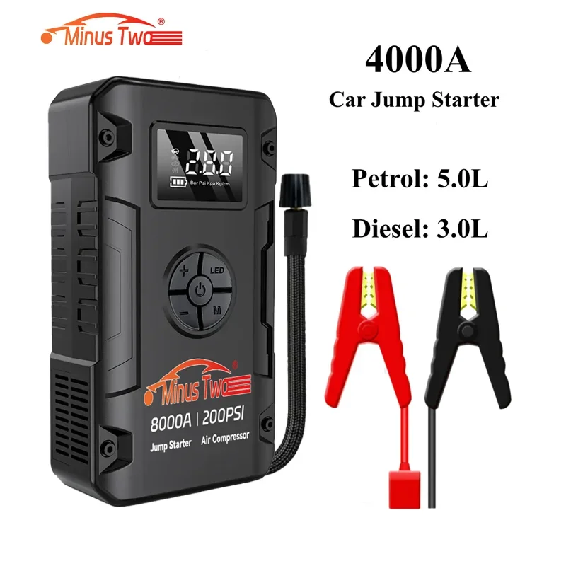 

12V Car Battery Emergency Start Cable with Plug Connector Strong Alligator Clips for Car Emergency Start Accessories