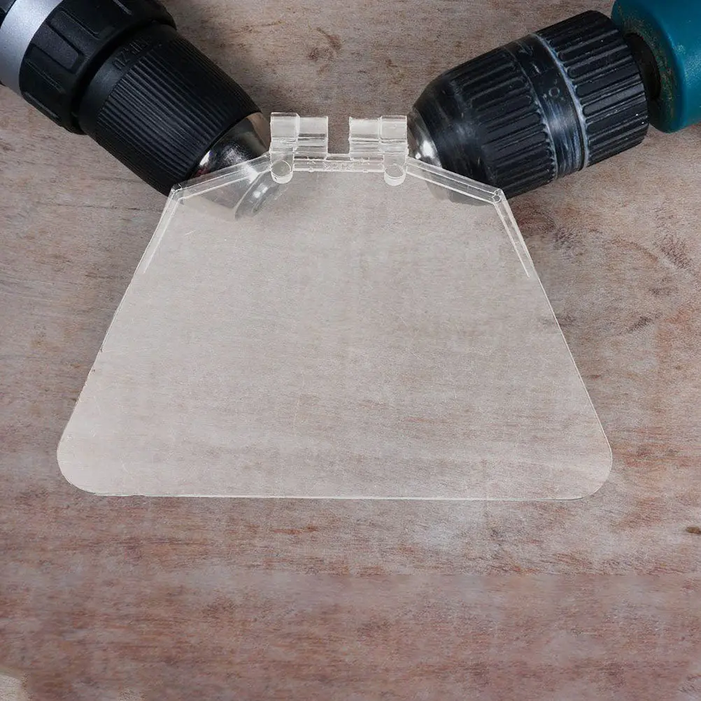 6Pcs Transparent Grinder Shield High Visibility Safety Cover Bench Grinder Protective Replacement Accessories 5 Inch Heat