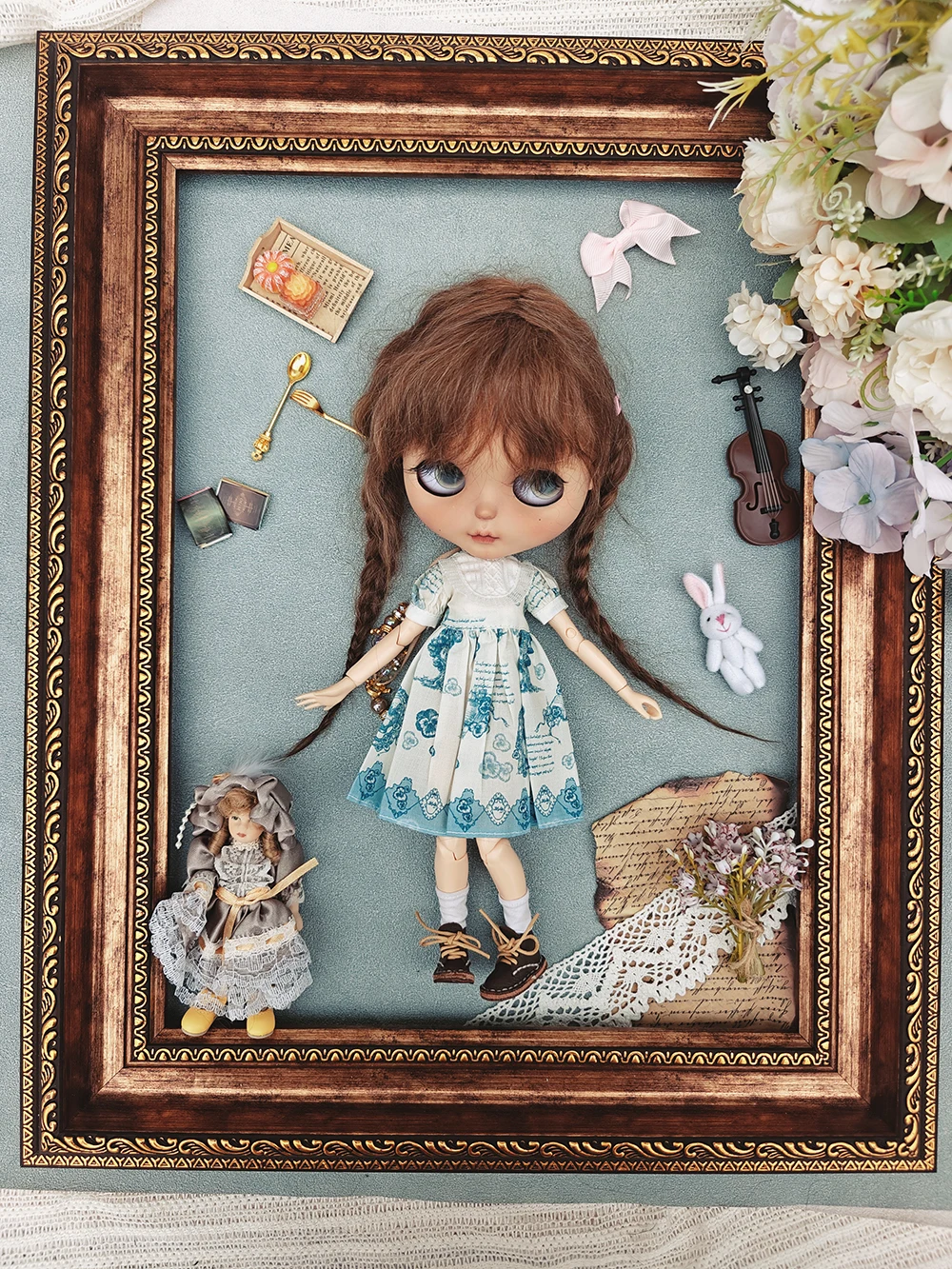 

Blythe doll Clothes Vintage Dress Cute simple dressing suit for blythe Doll Dress for Blythe Ymy Licca Azones Ob22 24 27 doll