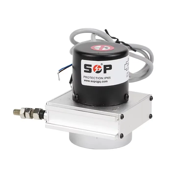 Sensore di lunghezza del cavo da disegno Trasduttore di posizione del cavo del sensore di spostamento della fune metallica con uscita resistiva da 1000 mm in vendita