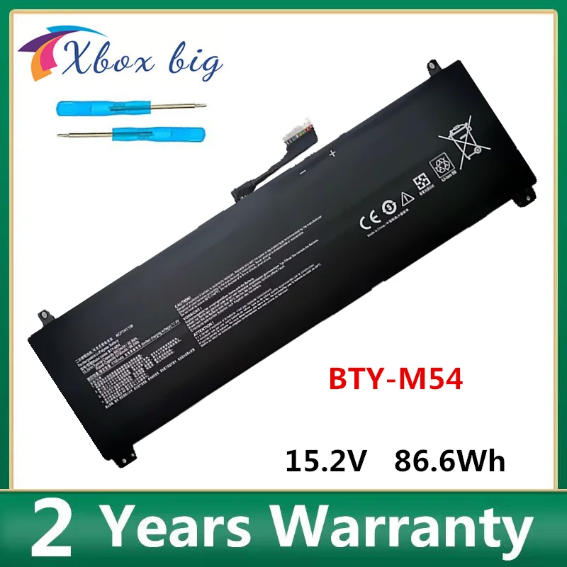 BTY-M54 925QA054H Laptop Replace Battery 15.2V 90Wh 5922mAh For Msi Creator Z16-A11U A11UE A11UET MS-1571