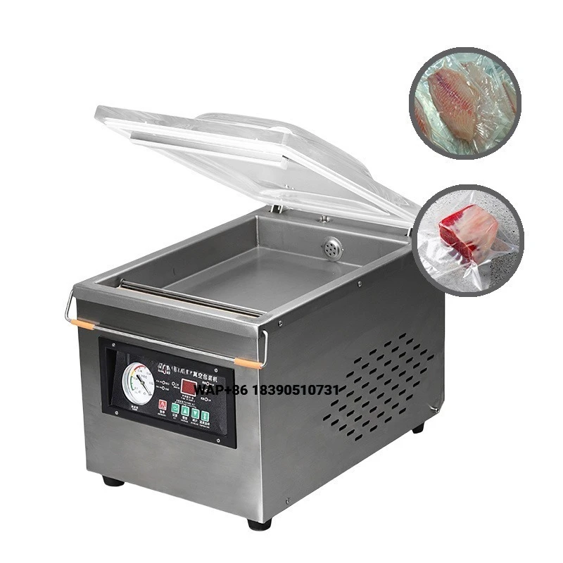 Hot Sales Packaged Cooked Food Electric Packing Machine Vacuum Machine Rice Single Chamber Vacuum Sealer