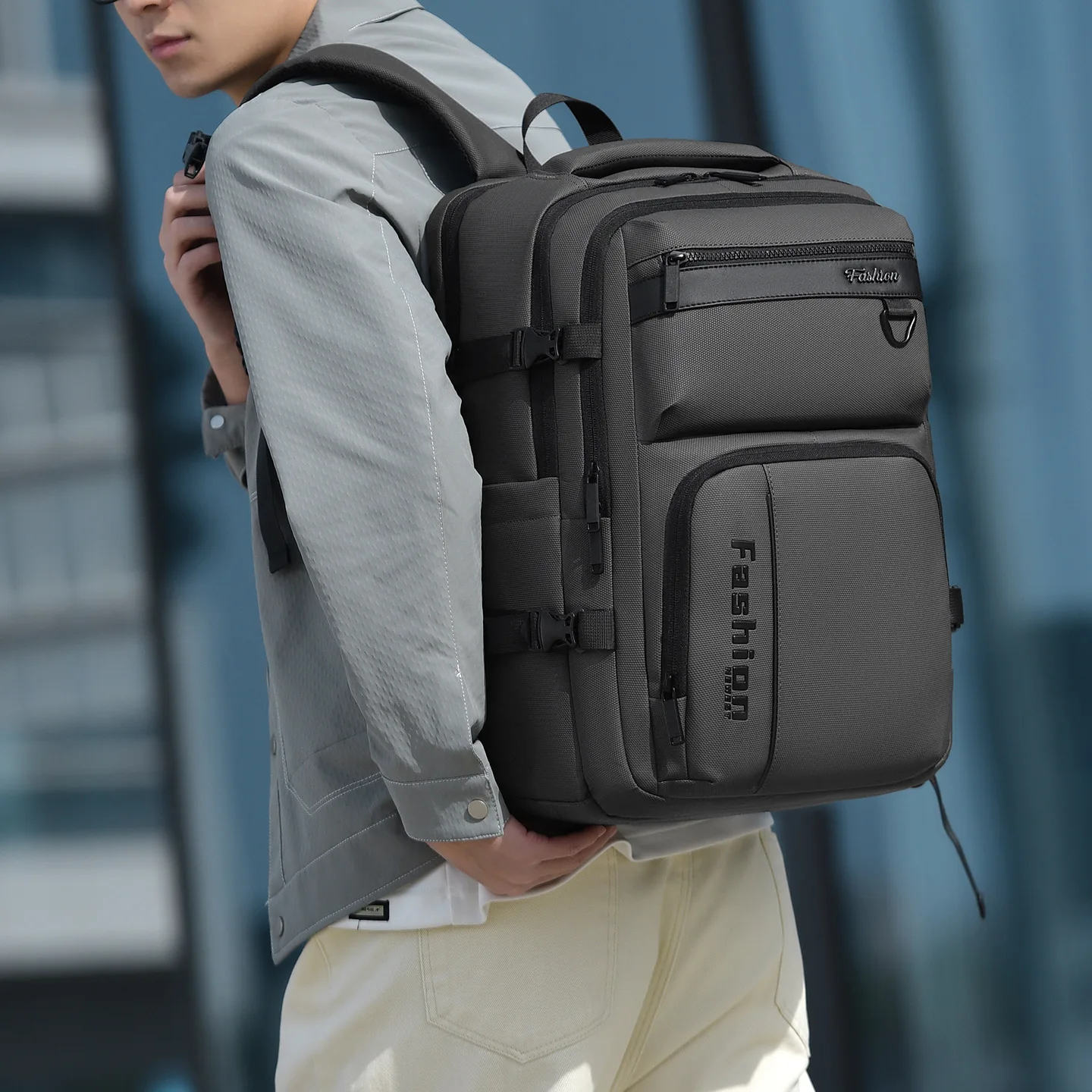 Premium Business Laptop Backpack for Men,Commuter Travel Bag with Padded Computer Sleeve for Short Trip & Work