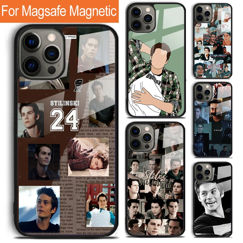 Dylan O'Brien Teen Wolf Phone Case For iPhone 16 15 14 13 12 11 Pro Max Plus Magsafe Magnetic Wireless Charging Cover