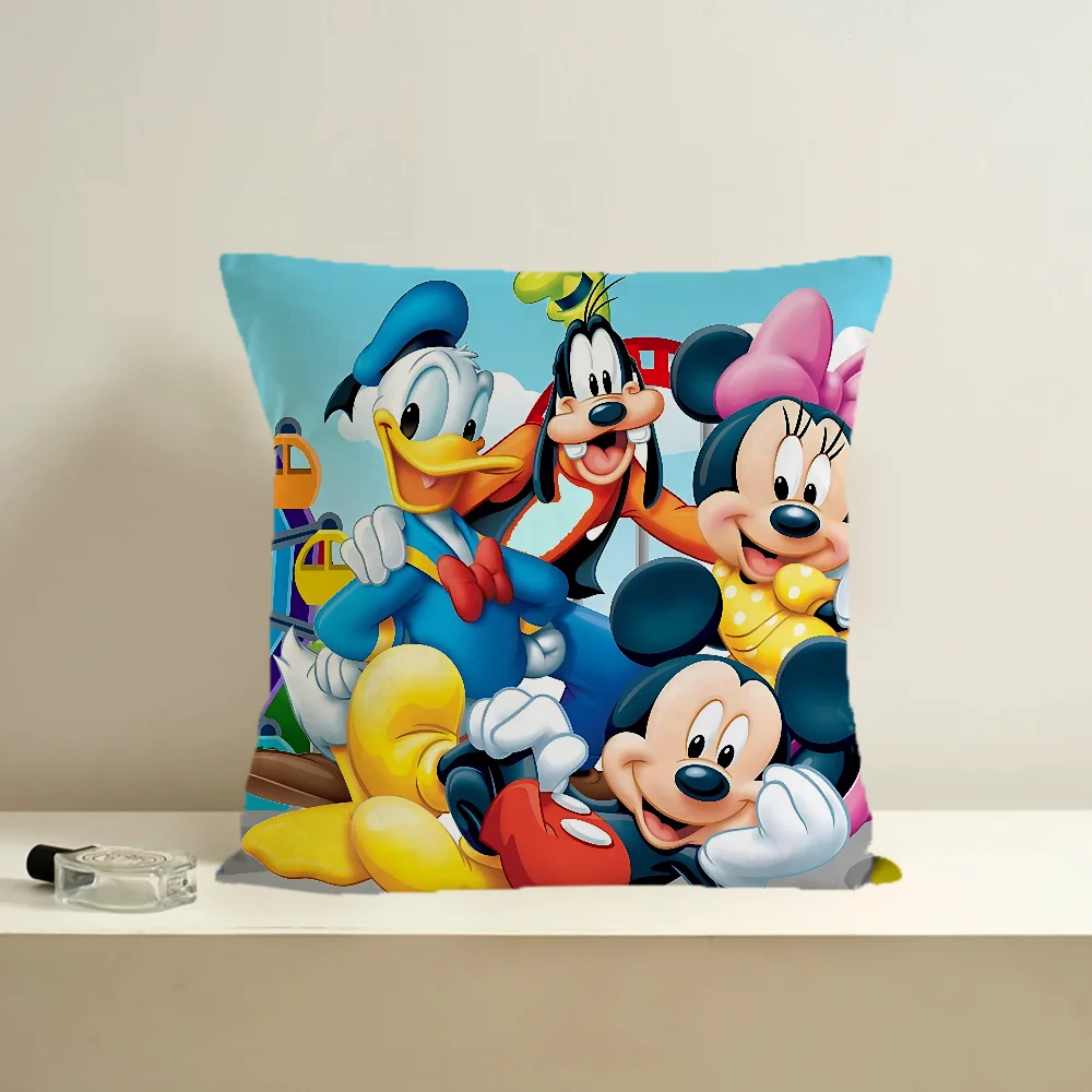

Kulechaowan Cobrand Pillow Cases Decorative Cushions Cover for Sofa Double Side Print Cartoon Kawaii Mikes Home and Decoration