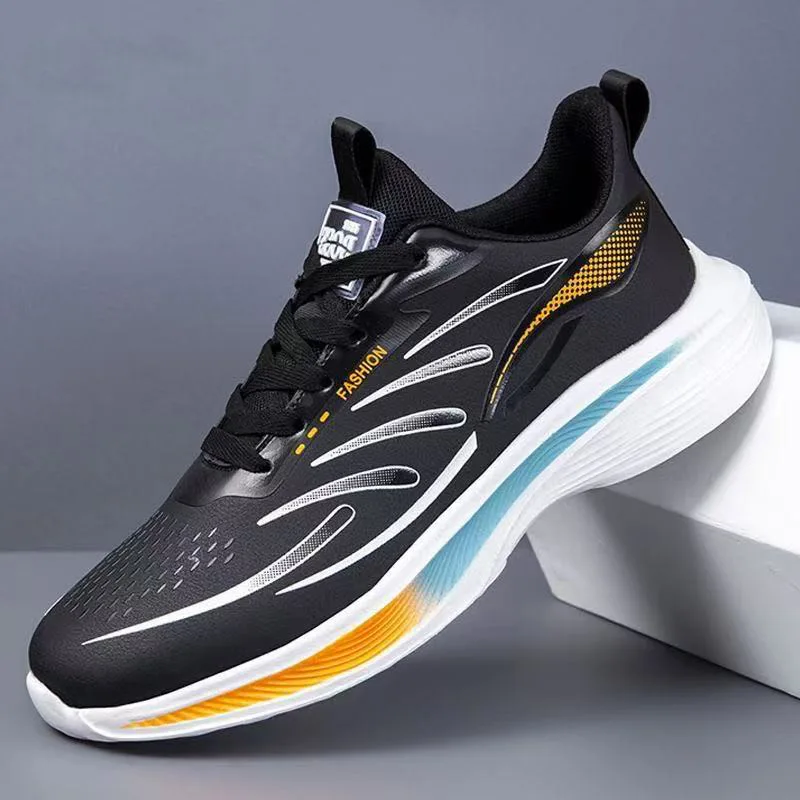 

Мужские кроссовки высокого качества, легкая повседневная обувь с мягкой подошвой, нескользящие кроссовки для бега на открытом воздухе, дышащая модная мужская обувь больших размеров