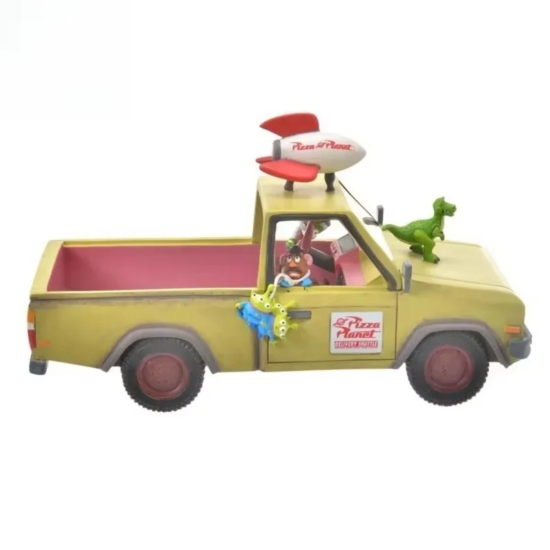 2025 Hot Sale GenuineToy Story Buzz Lightyear Woody Truck Model Pizza Planet Car Ornaments Rear Compartment Detachable Xmas Gift