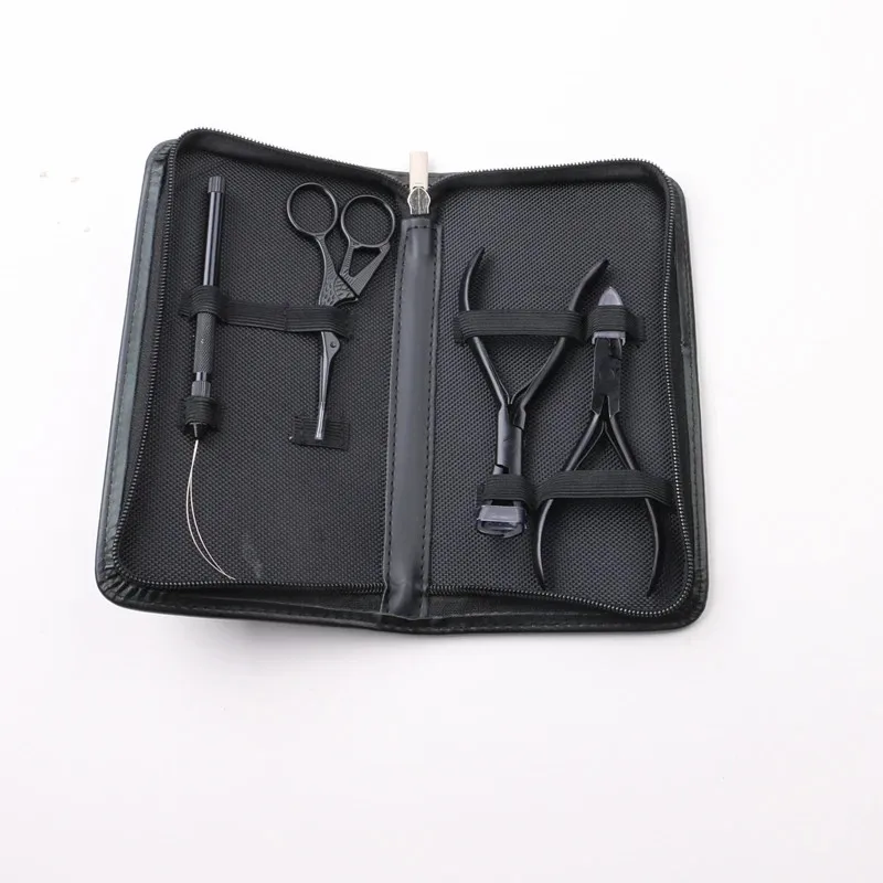 

1 set Hair Extension Plier set Micro Ring Application Pliers Micro Beads Closer Opener Plier Hair Loop Tool Sewing Scissors