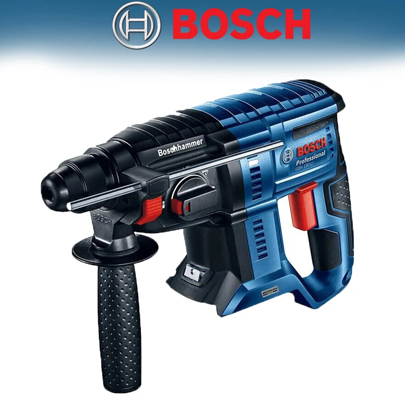 Bosch GBH180-LI Brushless Hammer Impact Drill Bare Tool Four Pit Lithium Battery Charging Hammer 18V Electric Drill Power Tools