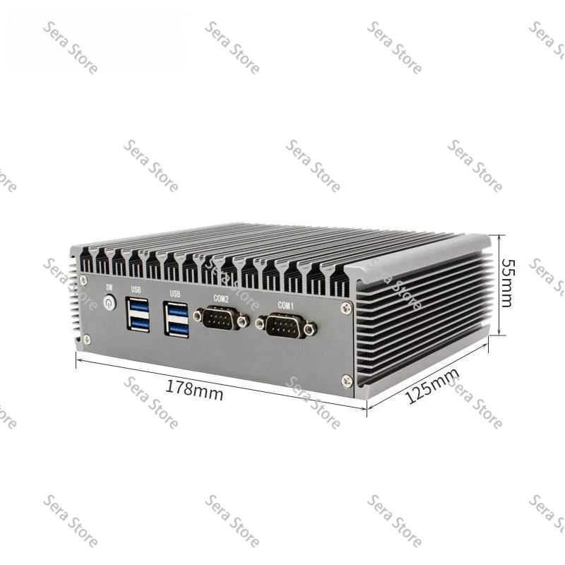 Mini Embedded Industrial Control PC,  i5-10210U / i7-10510U Fanless Micro Industrial Computer, Compact Industrial Host