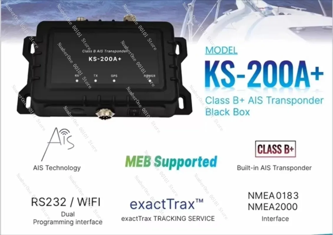 ONWA KS-200A Marine AIS Transceiver | WiFi and NMEA 2000 Compatible Class B Devices