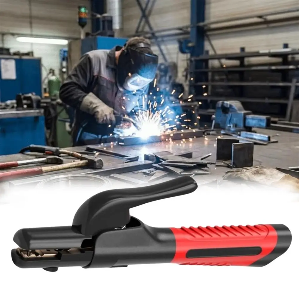 Copper Cable Welding Electrode Holder Heat Resistant Anti-Scalding Electrode Holder Stable High Temperature Welding Clamp