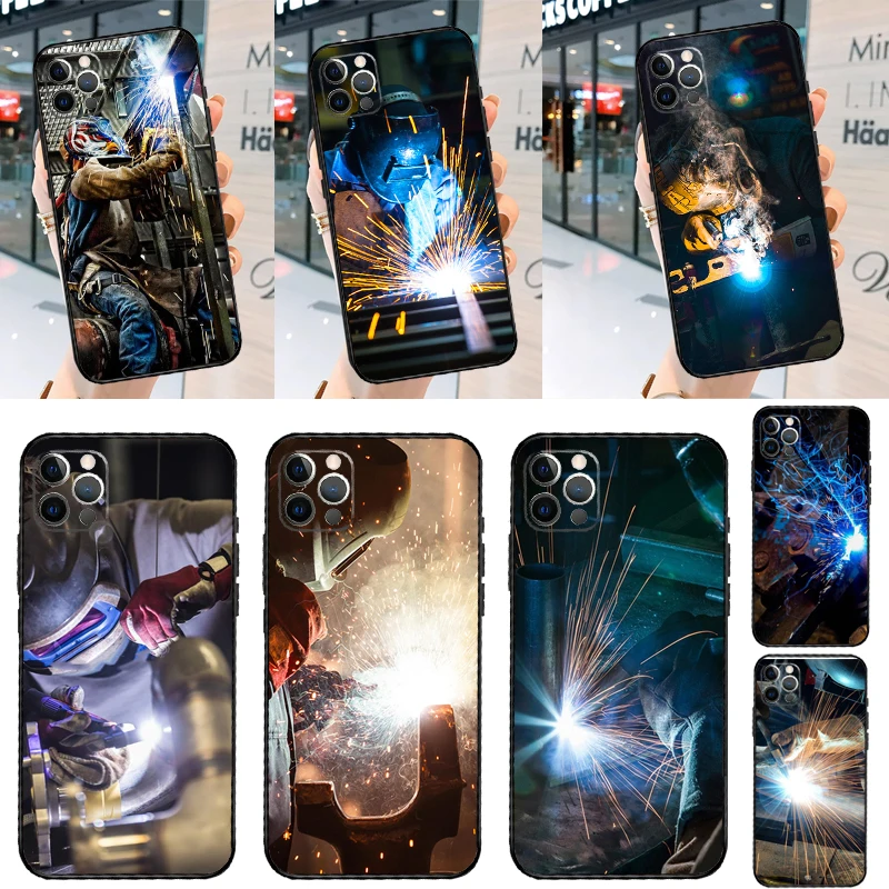 Welder Welding Hot Metal Worker Case For Samsung Galaxy M20 M51 M31 M21 M35 M13 M14 M15 M16 M36 M56 M53 M32 M52 M55 M34 M54