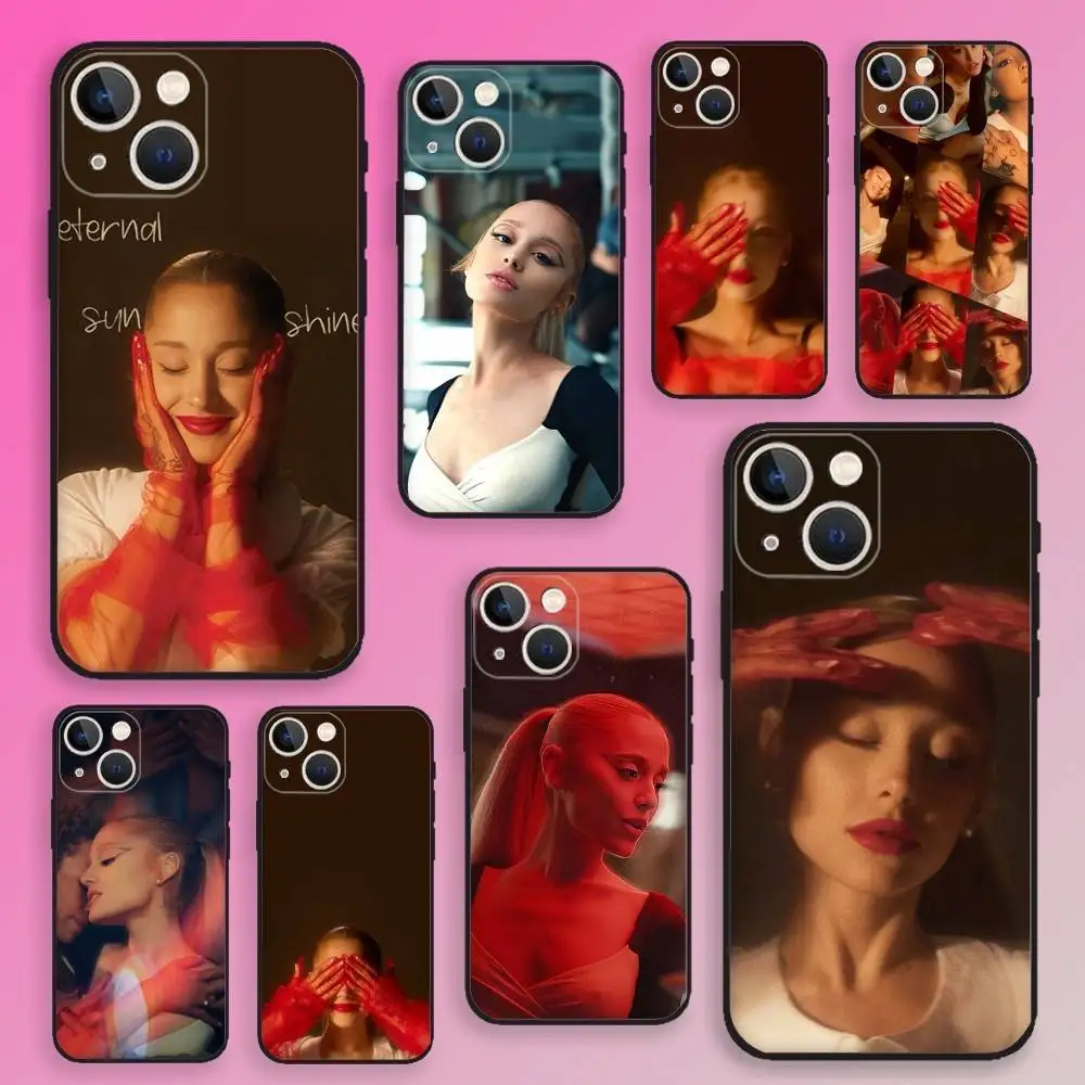 

Yes And A-Ariana Phone Case For iPhone 16,15,14,13,12,11,Plus,Pro Max,XS,X,E,SE,Mini Soft Silicone Black Cover