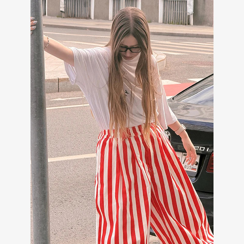 Striped Balloon-Leg Pants — product information 7