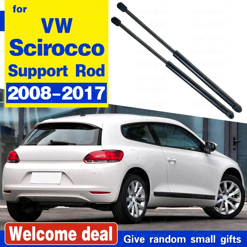 

Задние стойки задней двери для VW Volkswagen Scirocco 2008-2017 Хэтчбек, багажник, подъемник багажника, опоры, пружины, опора стержня, амортизатор