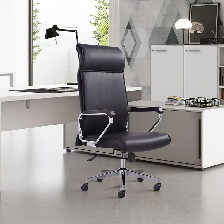 Modern Executive Height Adjustable Comfortable Office Chair Computer Swivel PU Leather Office Chair