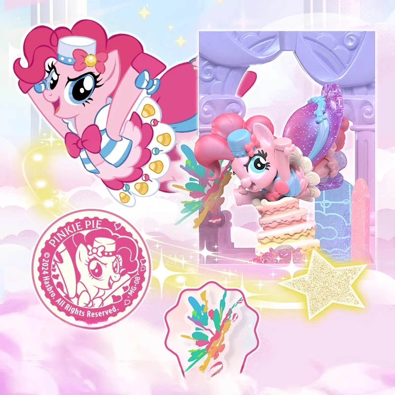 My Little Pony Magic Scene Seal Blind Box Children Animation Peripheral Cartoon Cute Kawaii Birthday Christmas Gift Collection