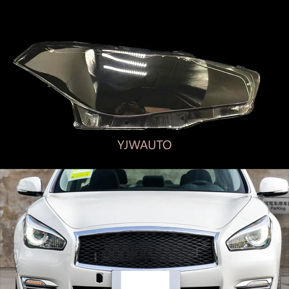 For Infiniti Q70 2015 2015 2016 2017 2018 2019 2020 2021 Headlamp Cover Car Headlight Lens Replacement Front Auto Shell