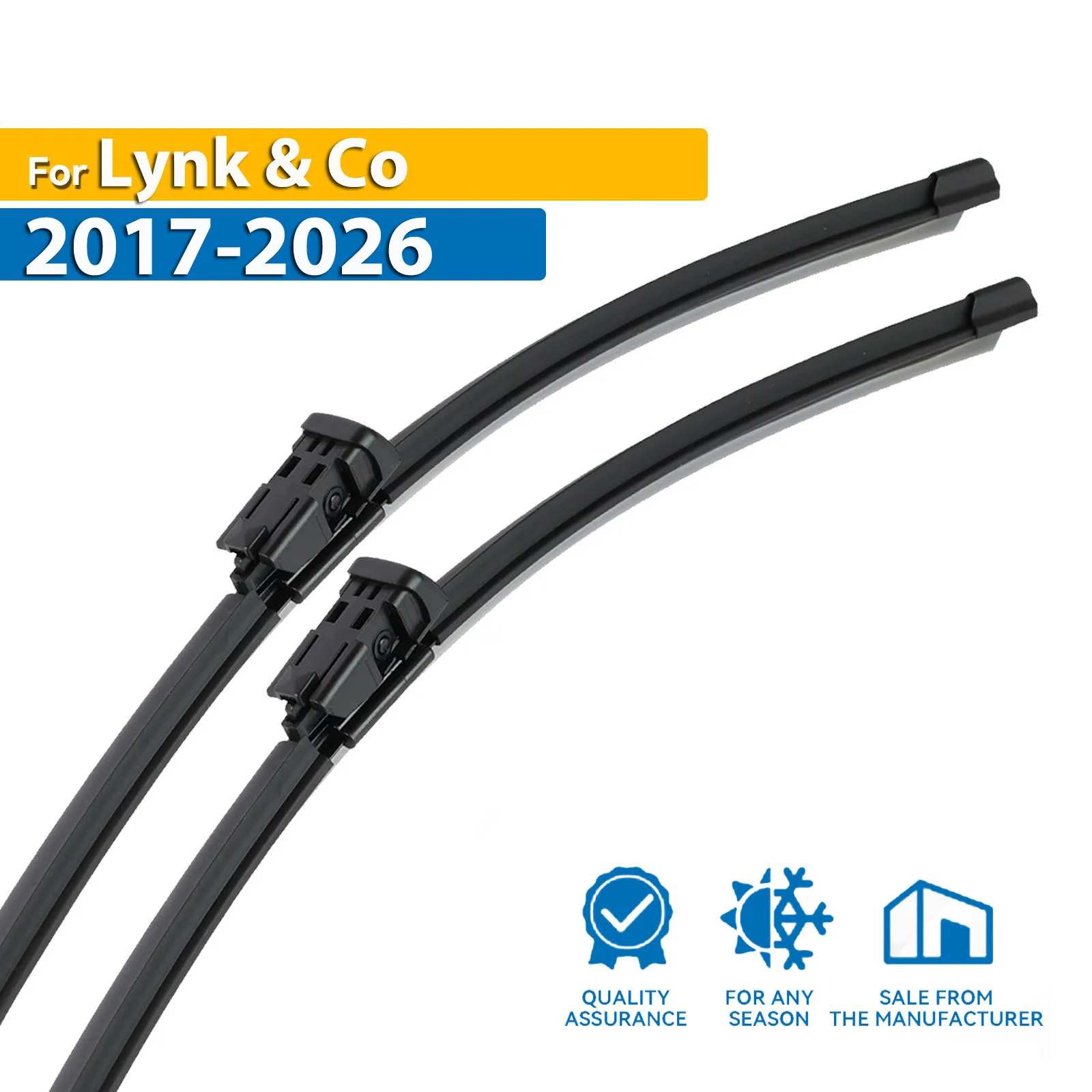 

Erick's Wiper LHD Front Wiper Blades For Lynk & Co 01 02 03 05 07 2017 - 2026 Windshield Windscreen Window Car Rain Brush