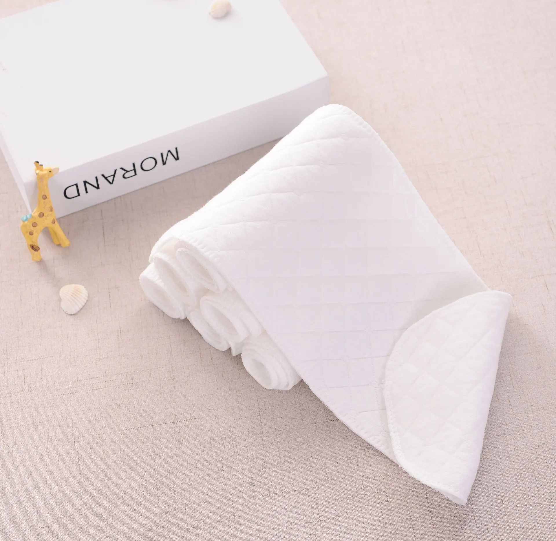 2/5pcs/10pcs Baby Reusable Diapers Washable Ecological Nappies Inserts Cotton Cloth Diapers for Children Breathable Absorbent