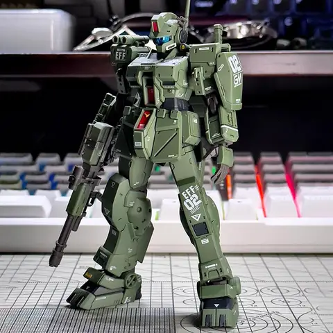 XFS HG 1/144 RGM-79S GM 스파르탄 조립 모델 키트 컬렉션 애니메이션 액션 피규어 로봇 플라스틱 모델 인형 장난감 어린이 선물