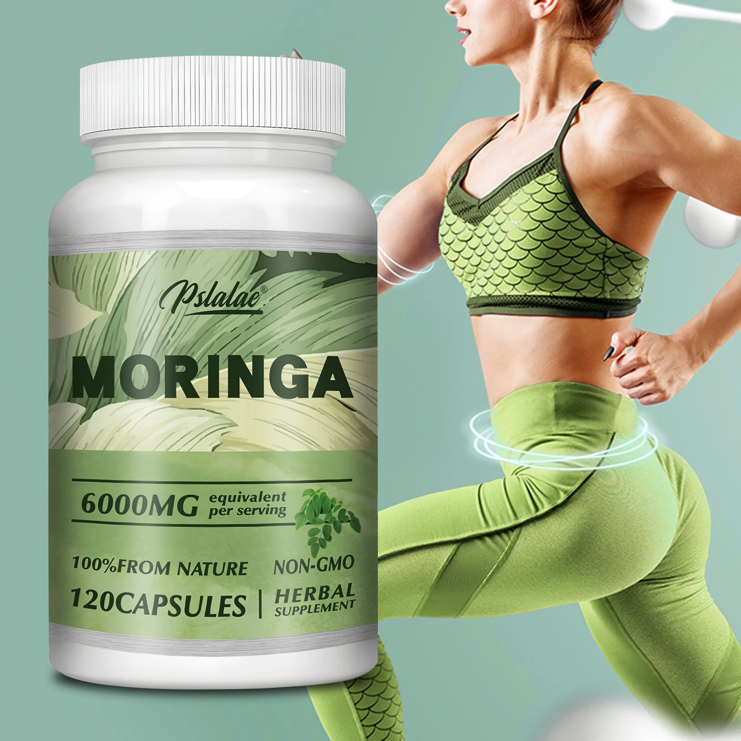 

Moringa Capsules 6000mg - Support Healthy Energy Levels, Weight Management, Healthy Joints, AntioxidantsCapsule