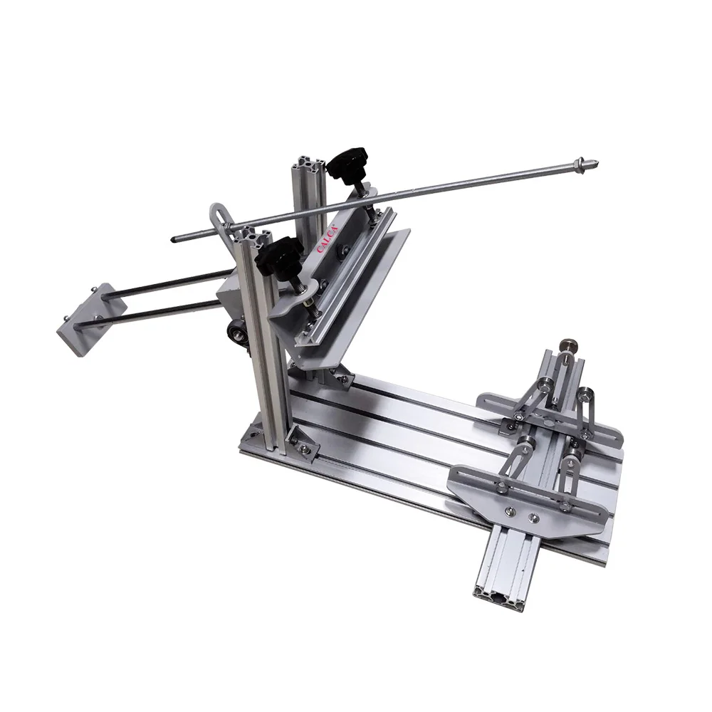Manual Cylinder Silk Screen Printing Press Machine for Pen / Cup / Mug / Bottle with 10in Squeegee DIY Print Machine Wholesale