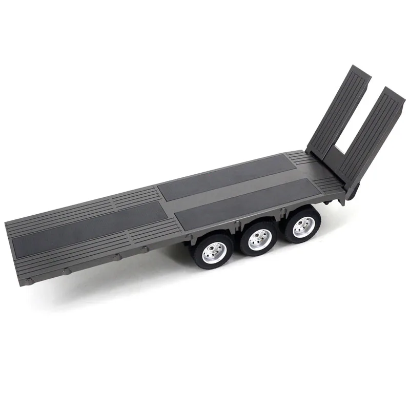 Huina 1318 1/24 9ch rc simulação reboque elétrico flatbed reboque modelo de veículo de engenharia carro de controle remoto brinquedo das crianças