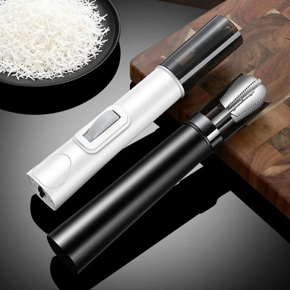 Anti-Splash Electric Coconut Meat Grater Rotating Safe Coconut Meat Remover Tool Rechargeable Labor-saving Coconut Scraper