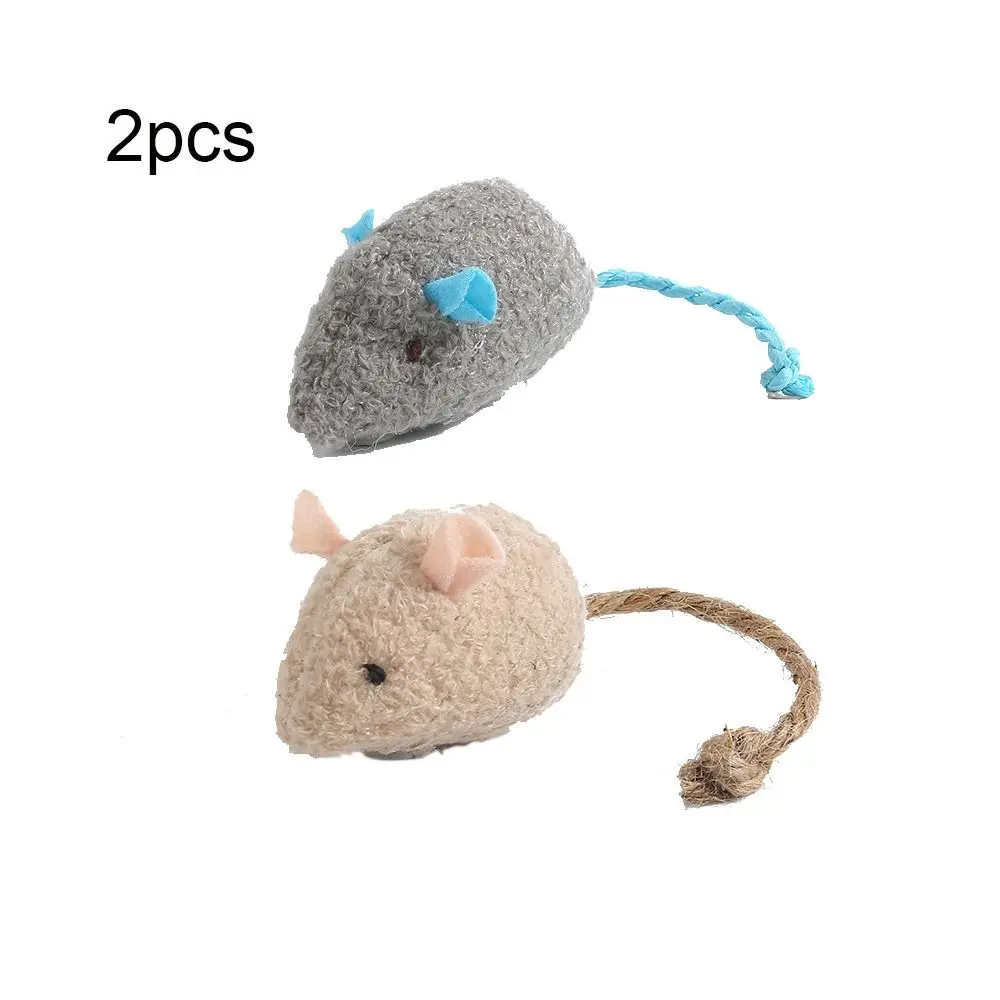 

Funny Random Color Soft Interactive for Kitten Catnip Cats Training Fake Mice Simulated Mouse