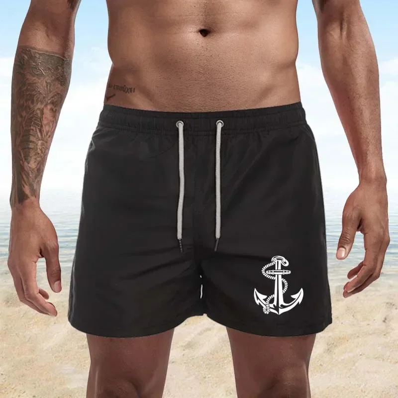 Fashion New Swimsuit Men\'s Sexy Swimming Trunks Beach Casual Four-quarter Pants Summer Swimming Trunks Beach Shorts S-4XL