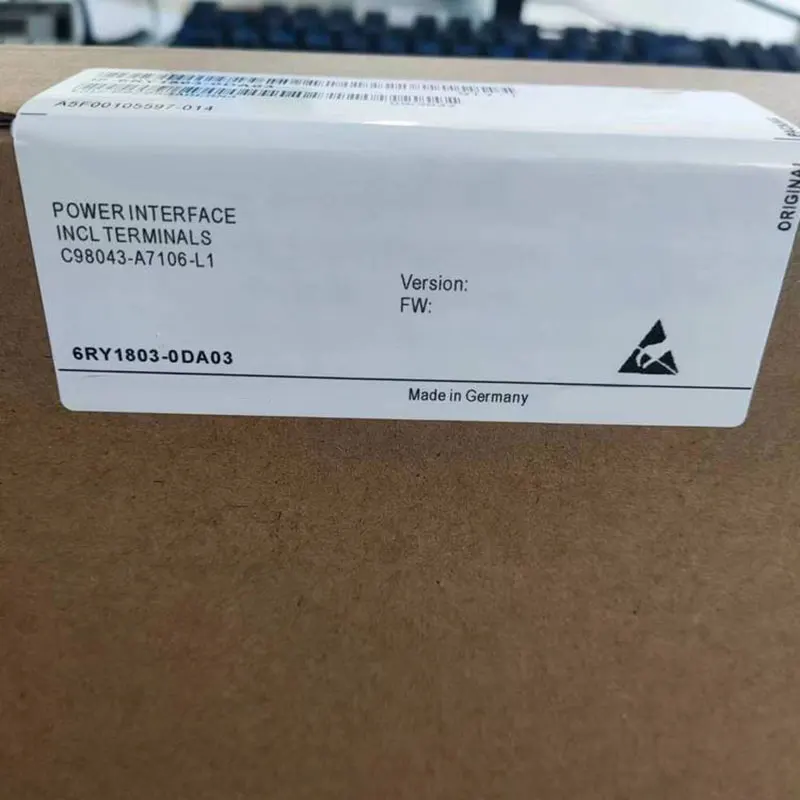 

Brand New 6RY1803-0DA03 6RY1803-0DA04 6RY1803-0DA01 6RY1803-0DA02 Warranty One-year