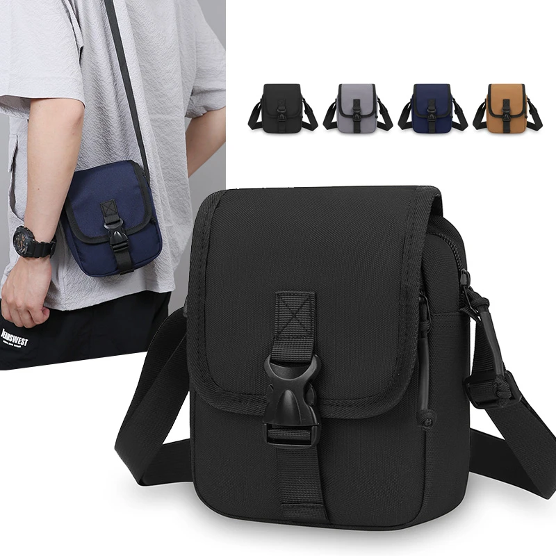 

Men Crossbody Bag Single Shoulder Bags Big Capacity Storage Bag Fashion Multi-Pockets Phone Bags