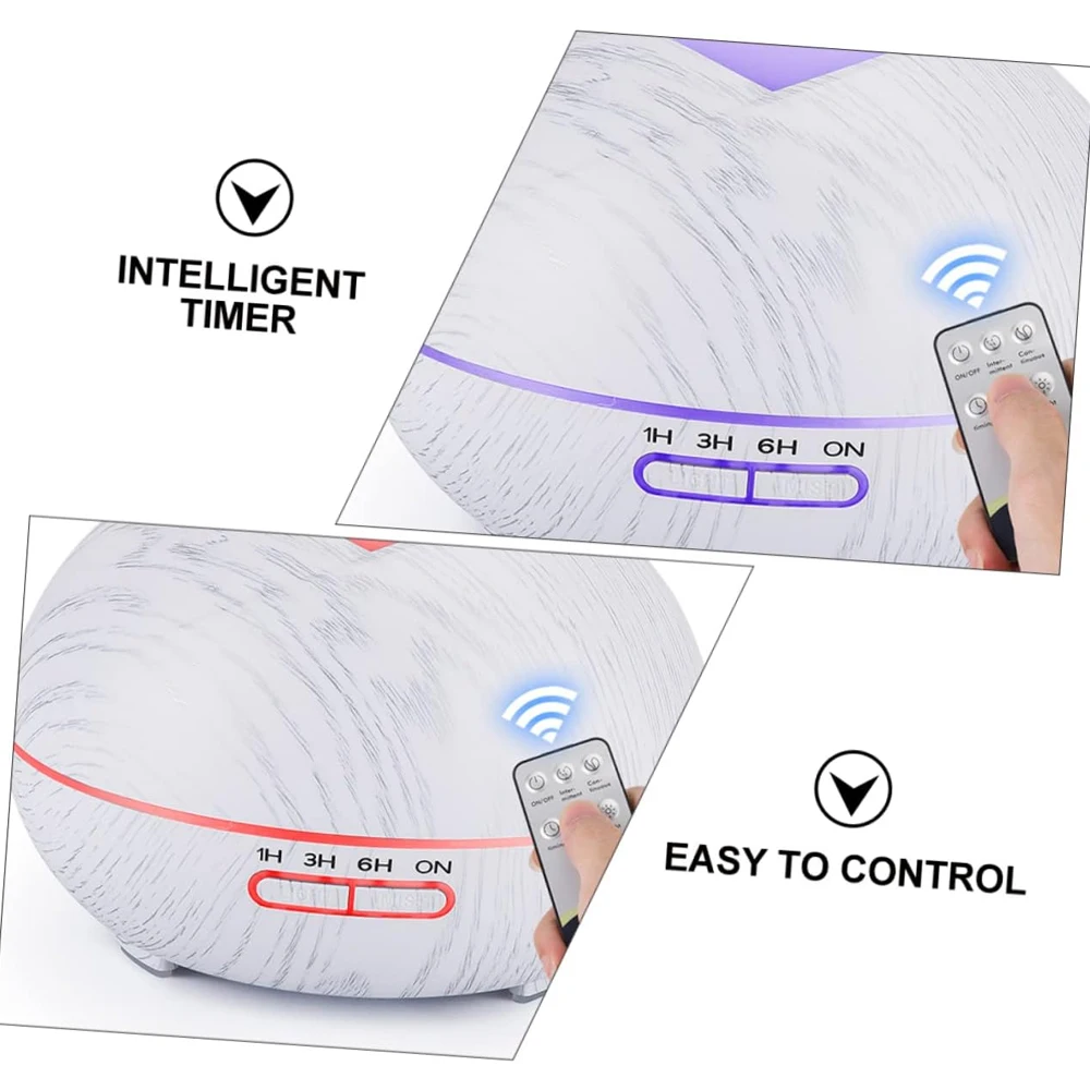 550 مل مرطب عطري Led عن بعد 7 ألوان متوافقة مع الروائح للمنزل