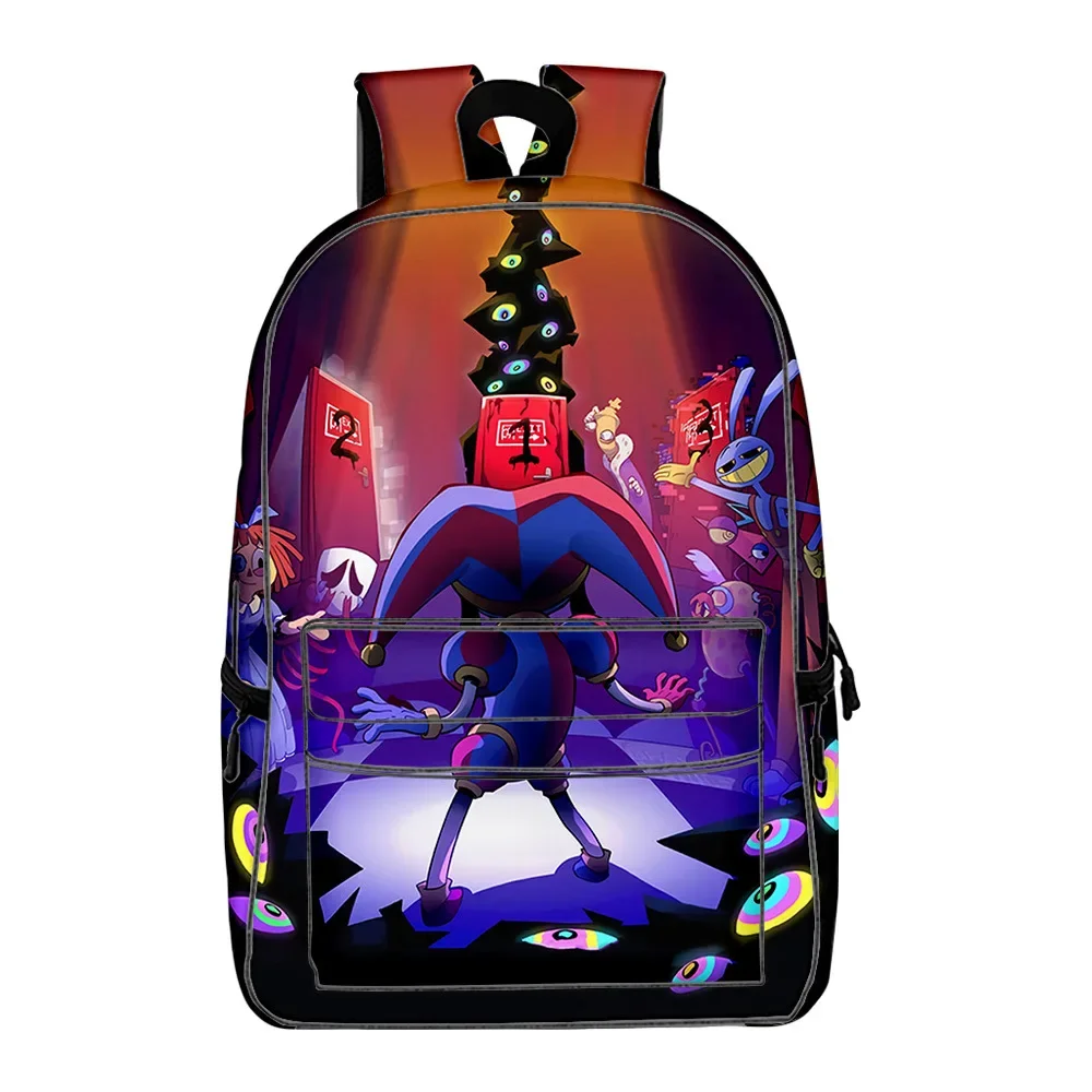 

THE AMAZING DIGITAL CIRCUS Magical Digital Circus School Bag Backpack Fully Printed Backpack The Best Gift for Christmas