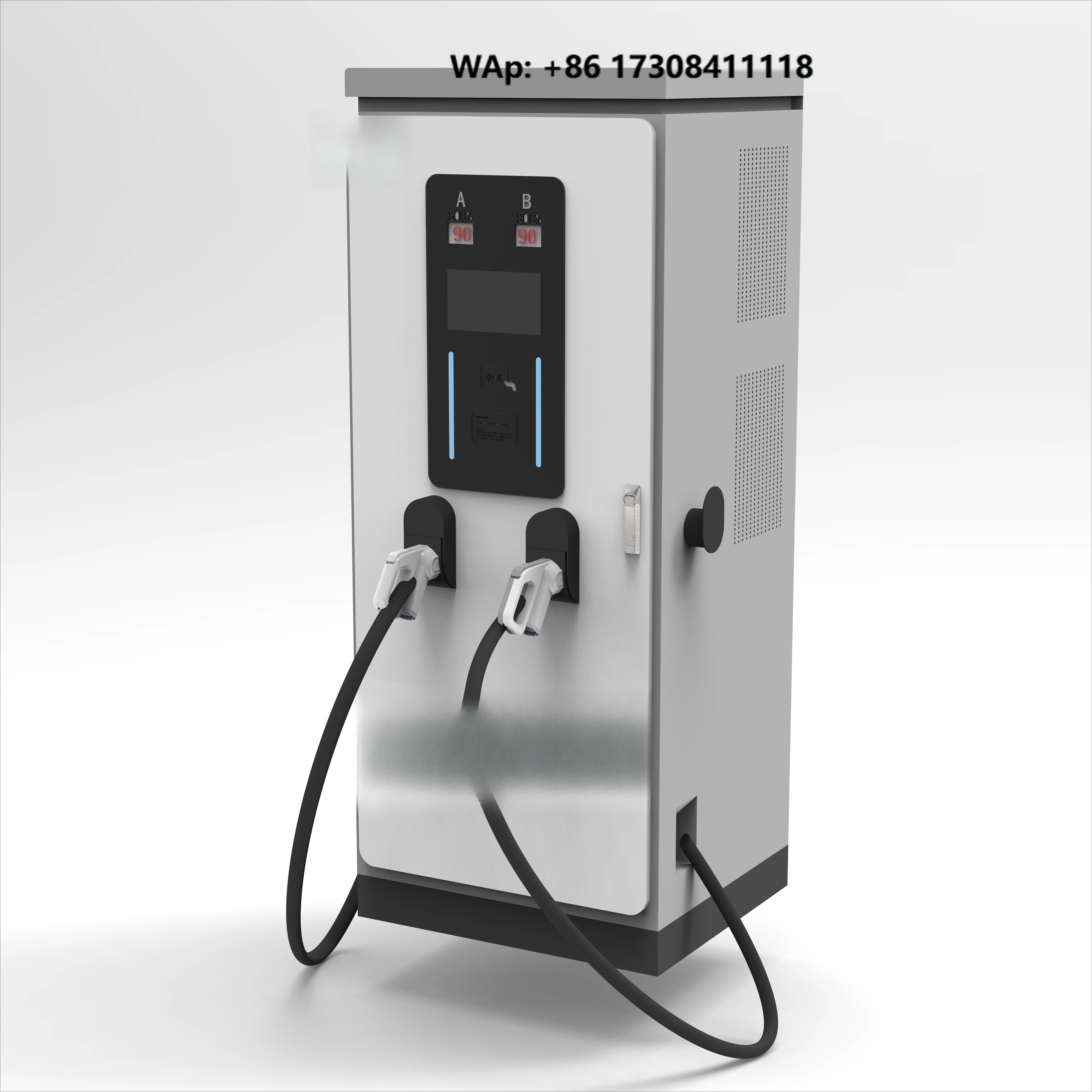 Commercial 80kw 120KW 160KW CCS2 GBT OCPP IP55 Advertisement Screen DC DC Fast EV Car Charger Station for Electric Cars