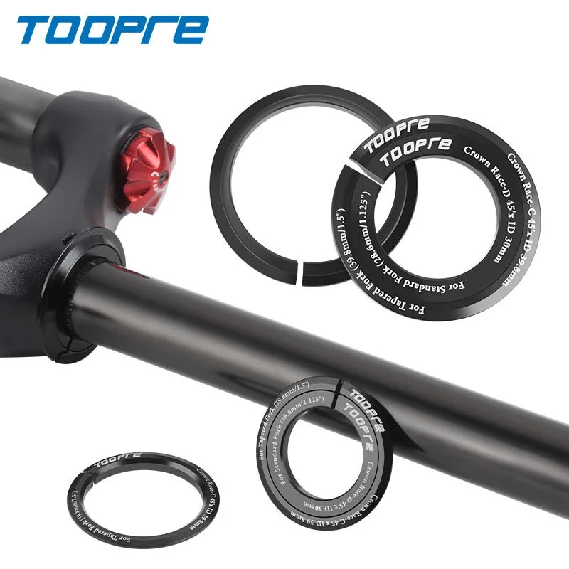 TOOPRE Mountain Bike External Headset Bottom Gear EIEIO Aluminum Alloy Straight/Cone Tube Fork Open Base Bicycle Parts