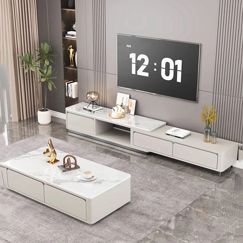 Simple Modern Tv Stand Adjustable Hiding High End Floor Tv Stands Entertainment Unit Living Room Muebles De Salon Furnitures