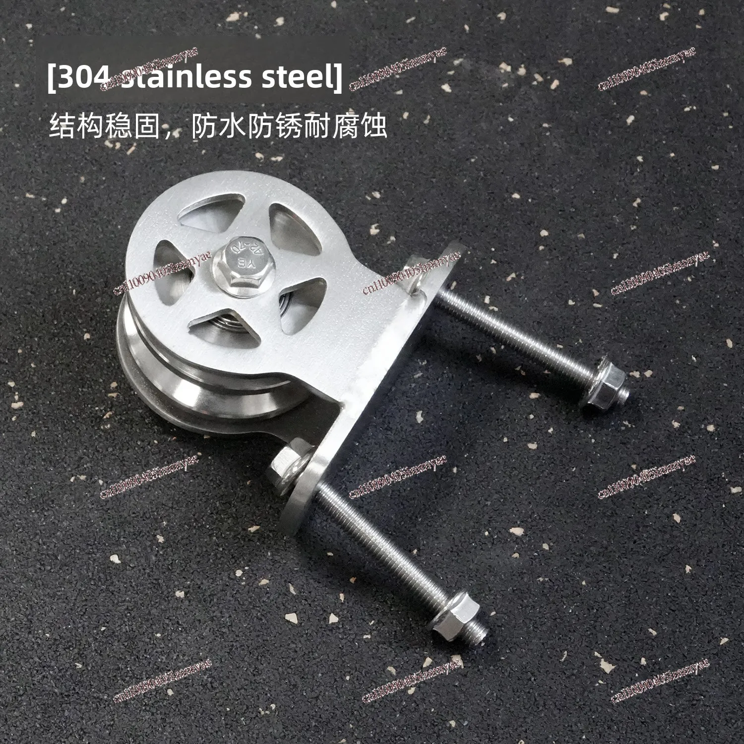 Stainless Steel Pulley Assembly Fitness Equipment Accessories High Drop-down Size Flying Bird Clip Chest Pull Back Trainer