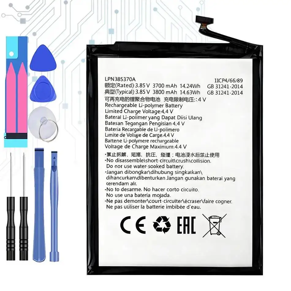 

3800Mah For Hisense A6L HLTE730T Mobile Phone Battery Reliable Power LPN385370A