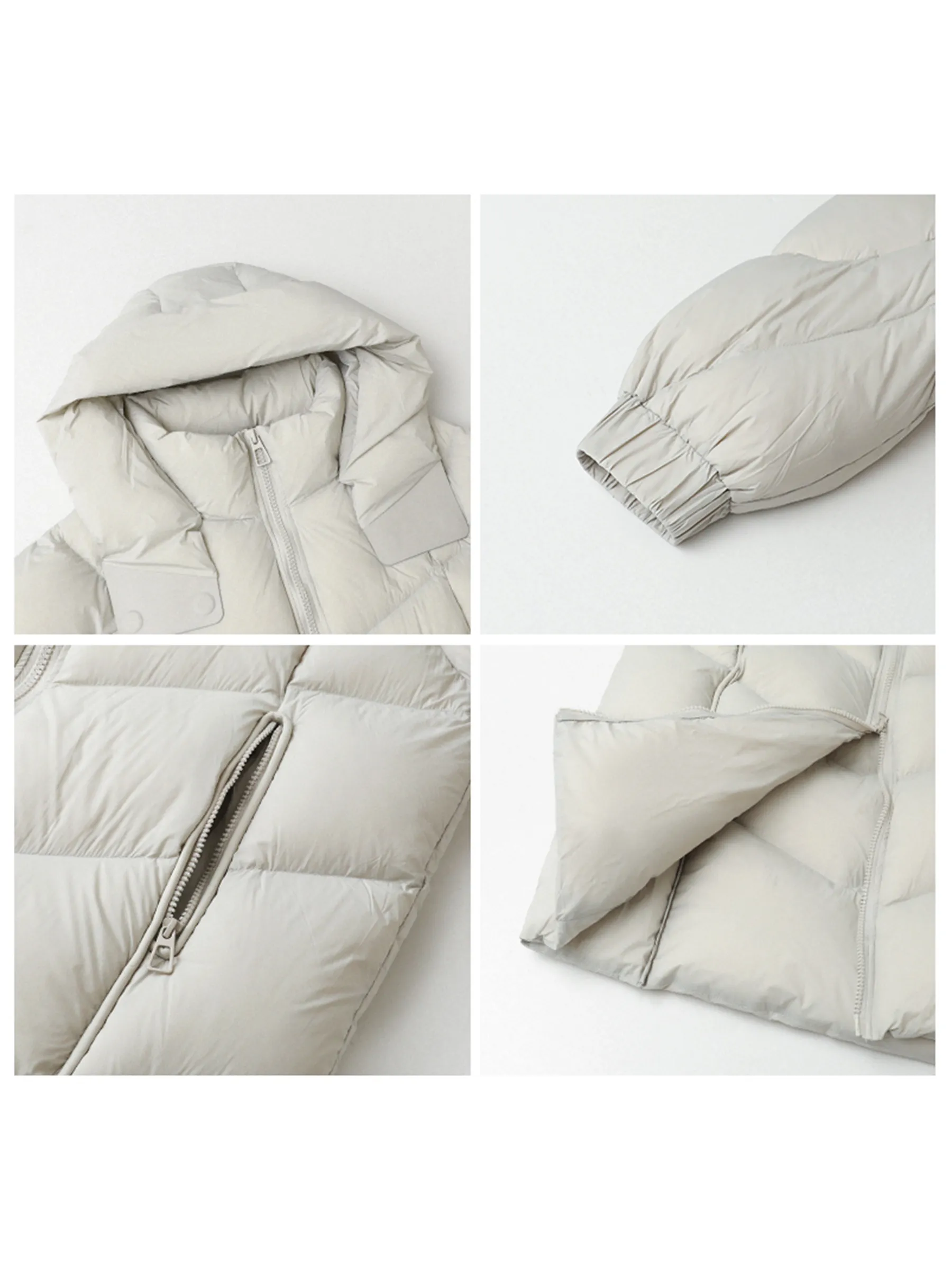 เสื้อโค้ทขนเป็ดผู้หญิง CHIC VEN ทรงหลวม สไตล์ลำลอง อุ่นสบาย ขนเป็ดขาว 95% สำหรับฤดูใบไม้ร่วงและฤดูหนาว ปี 2026